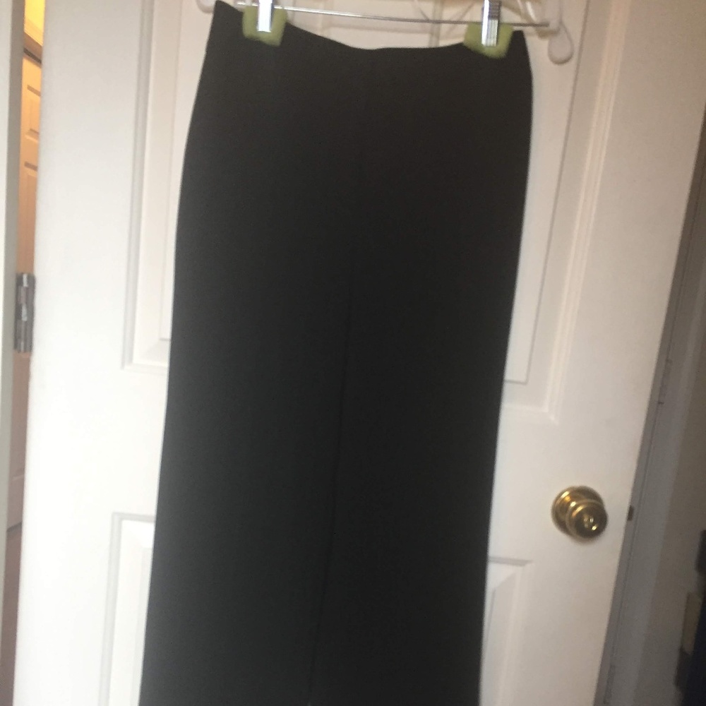 Ann Taylor Straight-Leg Pinstripe Trouser Pants (2) - Picture 3 of 4